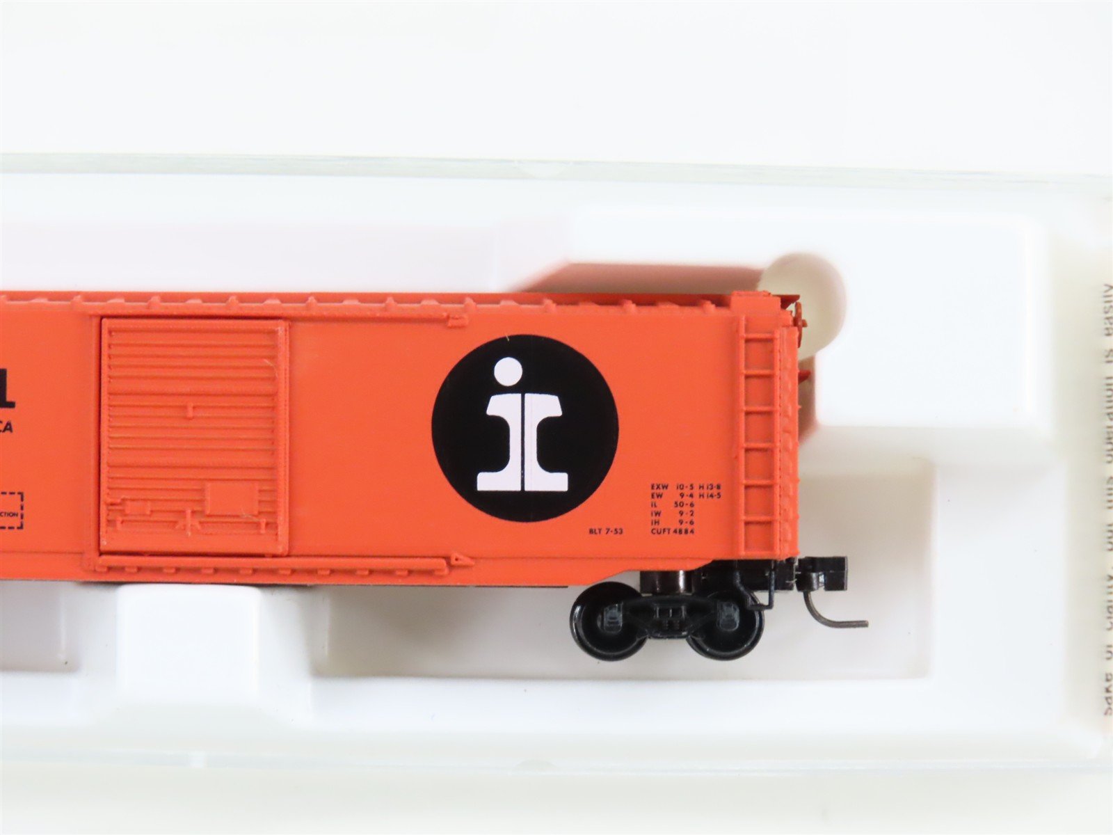 Z Scale Kadee Micro-Trains MTL 13502-2 IC Illinois Central 50' Box Car #523583
