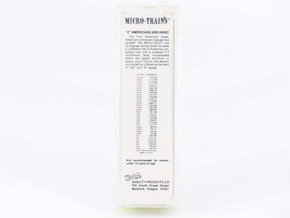 Z Scale Kadee Micro-Trains MTL 13502-2 IC Illinois Central 50&#39; Box Car #523583