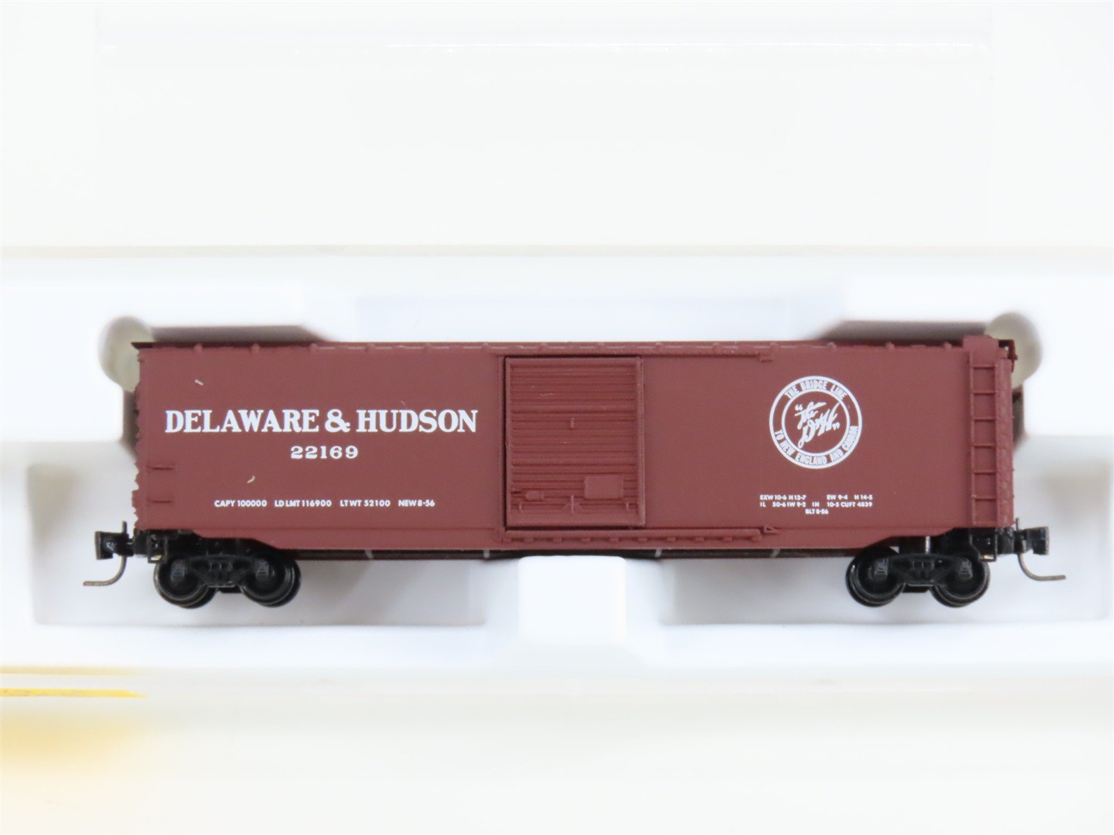 Z Scale Kadee Micro-Trains MTL 13503-2 D&H "The Bridge Line" Box Car #22169