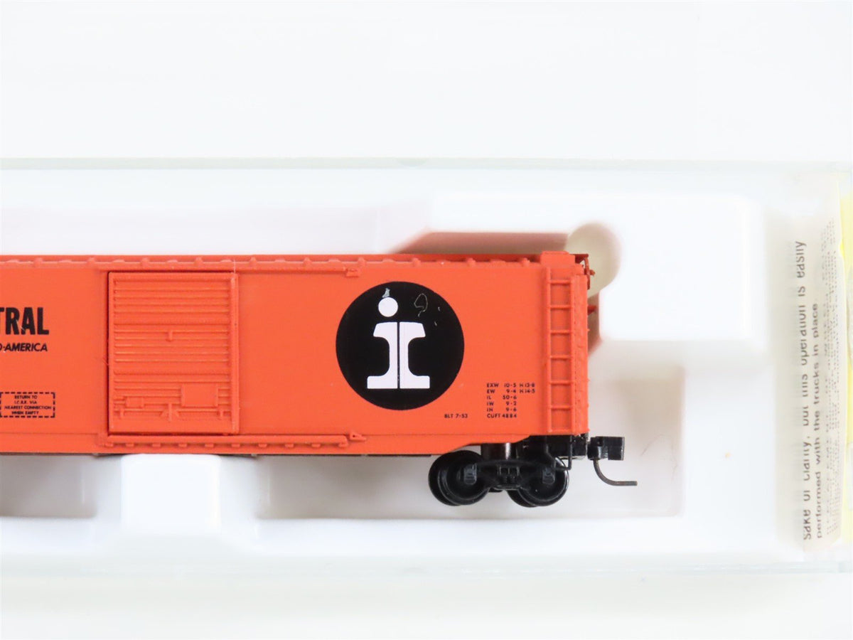 Z Scale Kadee Micro-Trains MTL 13502-2 IC Illinois Central 50&#39; Box Car #523583