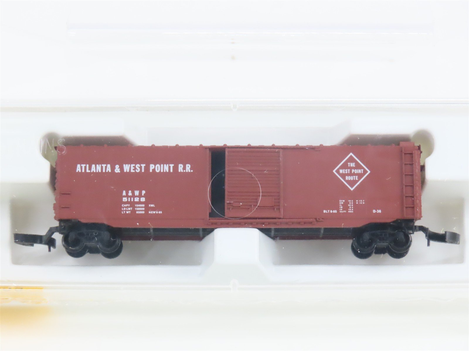 Z Scale Micro-Trains MTL 13509 A&WP West Point Route 50' Box Car #51128