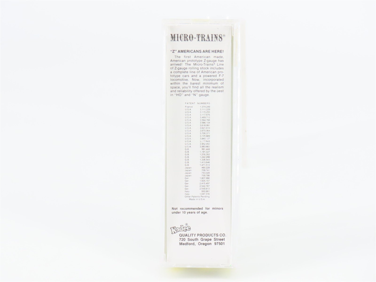 Z Scale Kadee Micro-Trains MTL 13508-2 ACL Atlantic Coast Line Box Car #31598