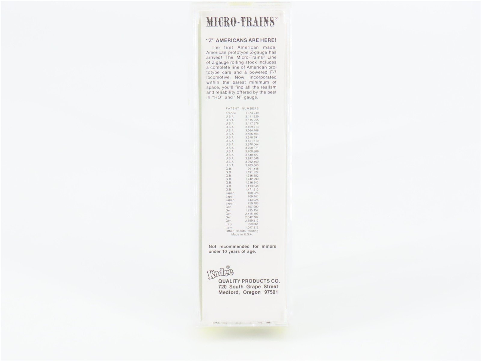 Z Scale Kadee Micro-Trains MTL 13508-2 ACL Atlantic Coast Line Box Car #31598