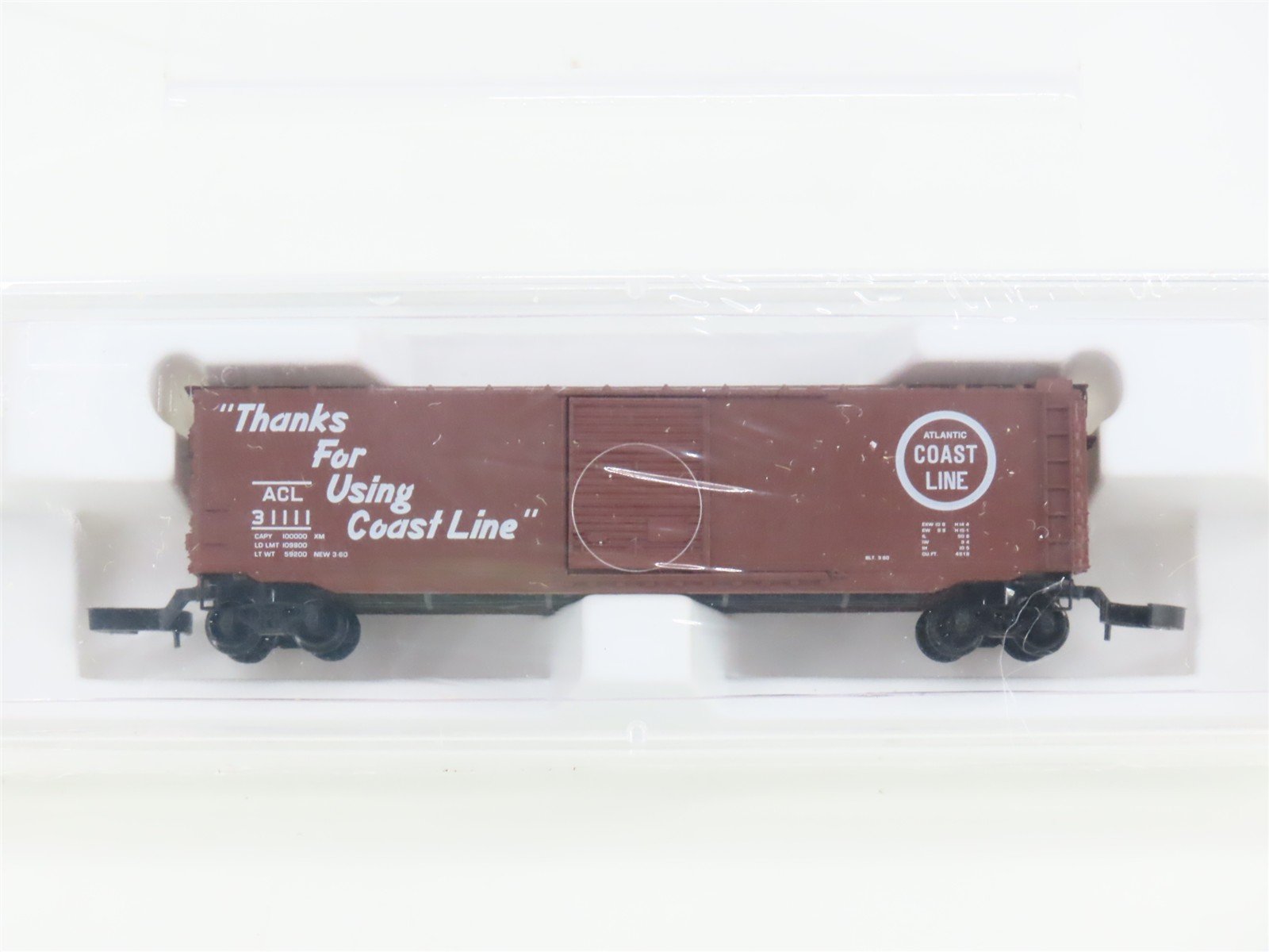 Z Scale Micro-Trains MTL 13511 ACL Atlantic Coast Line 50' Box Car #31111 SEALED