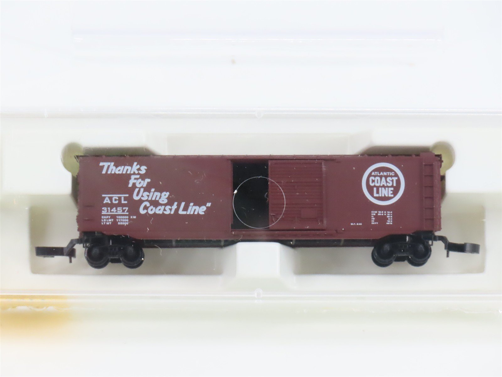 Z Scale Kadee Micro-Trains MTL 13511 ACL Atlantic Coast Line Box Car #31457