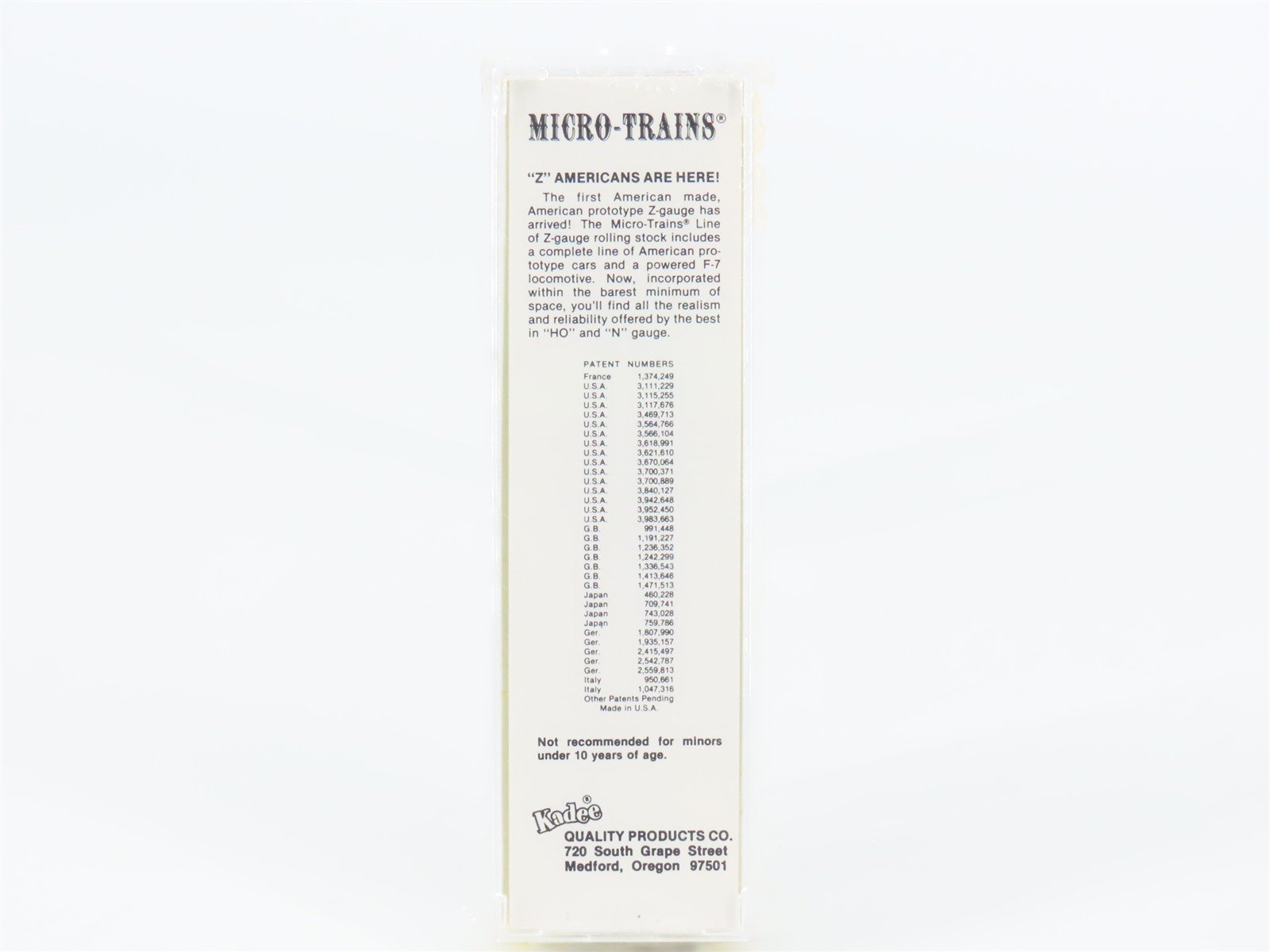 Z Scale Kadee Micro-Trains MTL 13511 ACL Atlantic Coast Line Box Car #31457