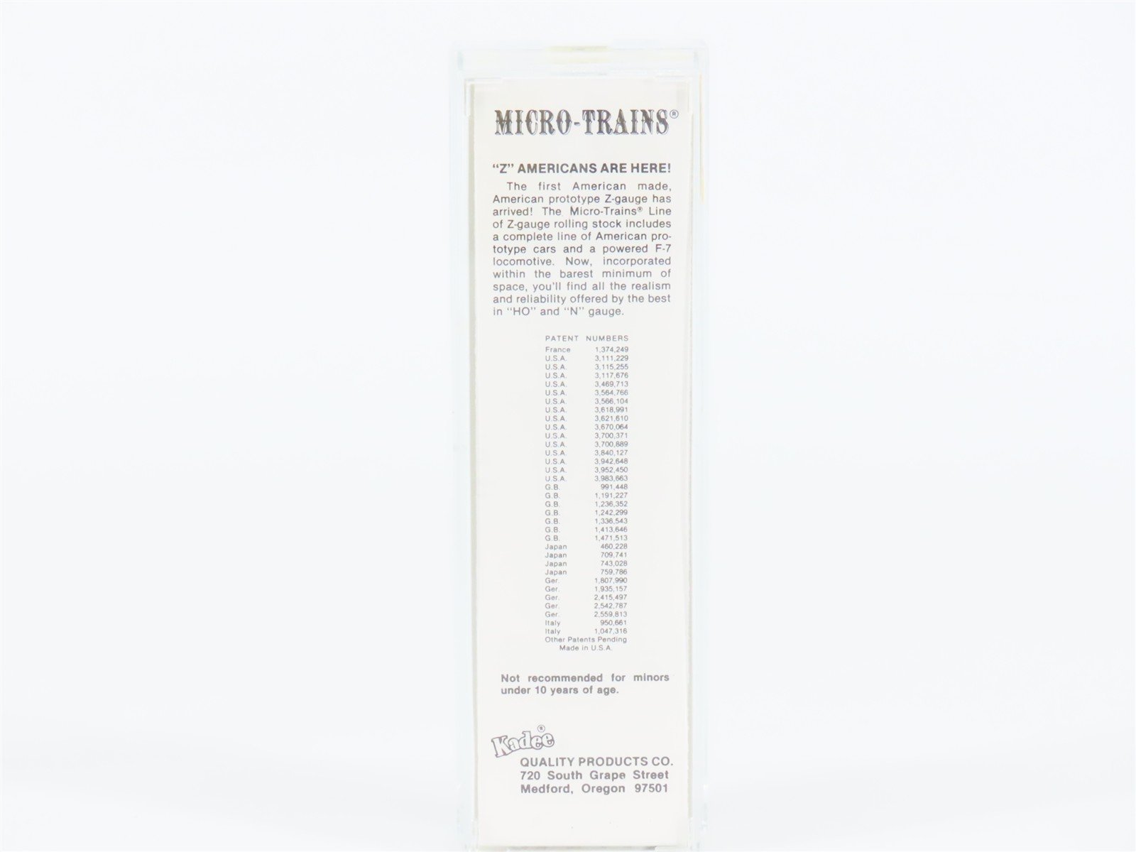 Z Scale Kadee Micro-Trains MTL 13512-2 WAB Wabash 