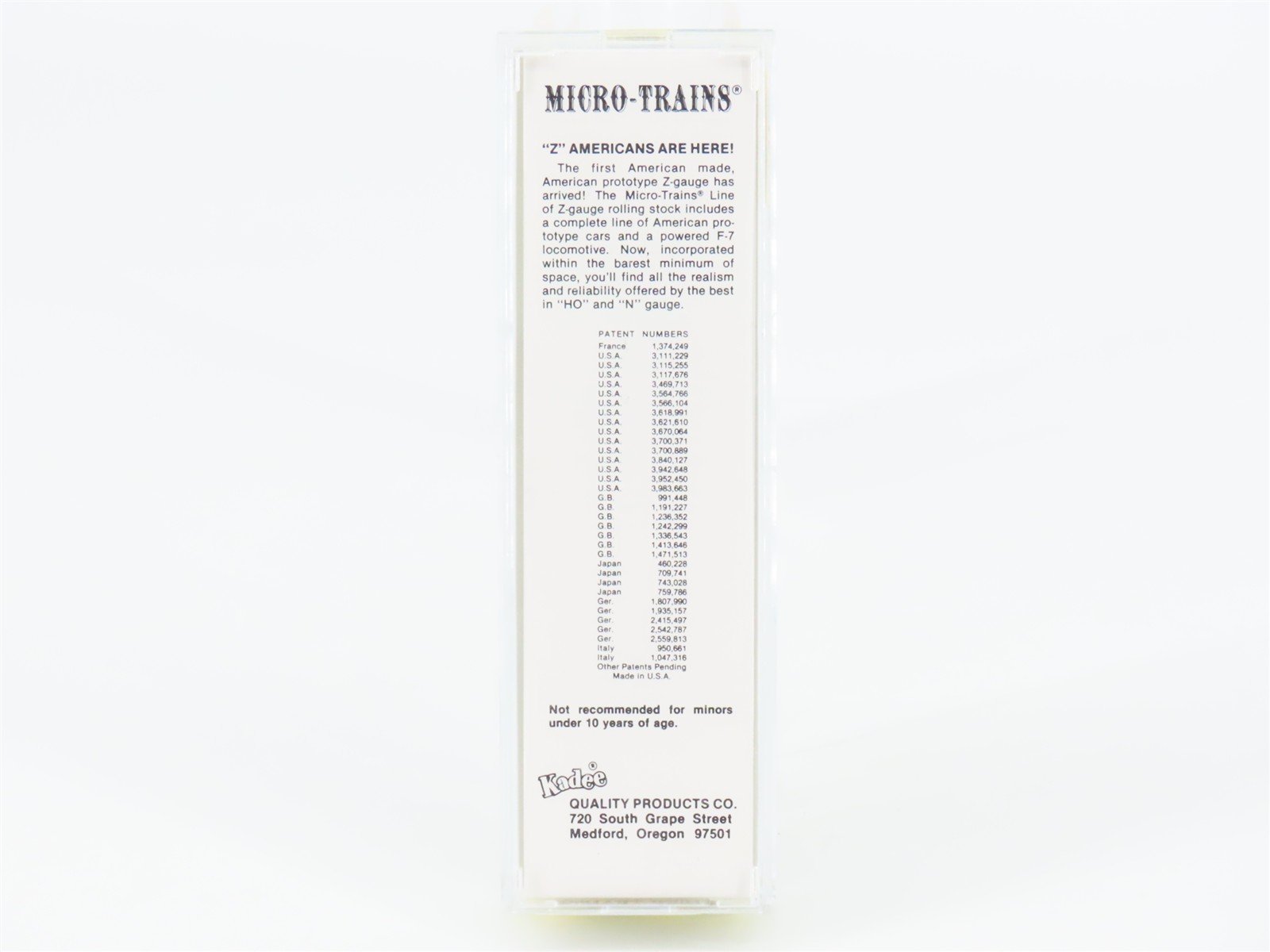 Z Scale Kadee Micro-Trains MTL 13512-2 WAB Wabash 