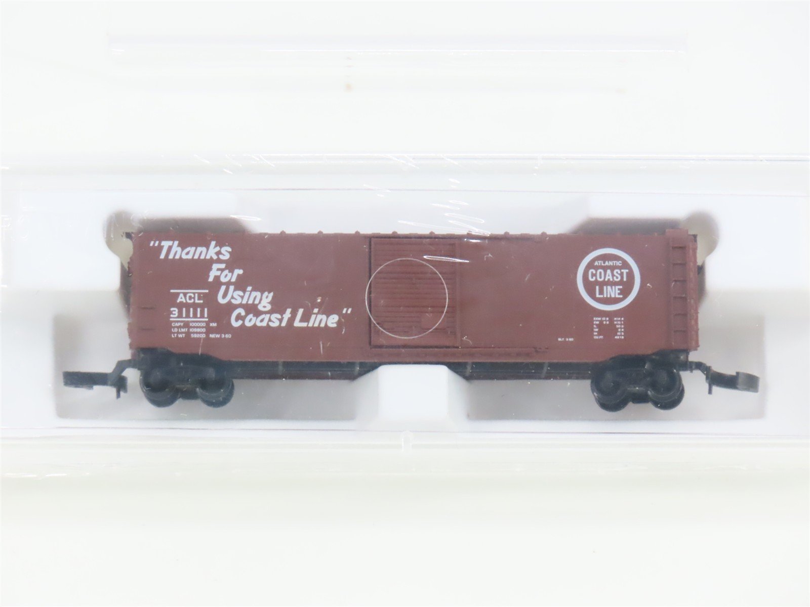 Z Scale Micro-Trains MTL 13511 ACL Atlantic Coast Line 50' Box Car #31111 SEALED