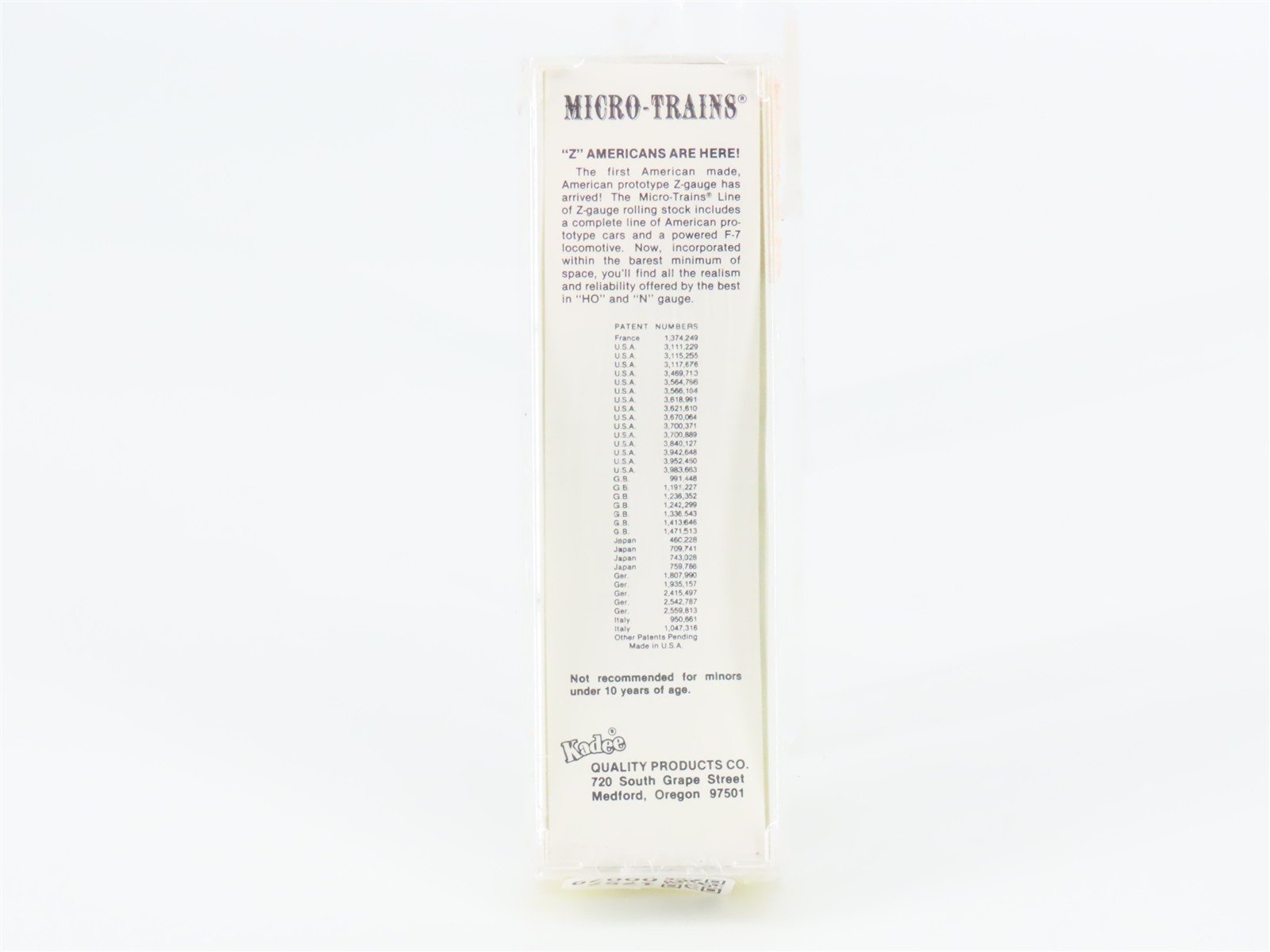 Z Scale Kadee Micro-Trains MTL 13512 WAB Wabash 