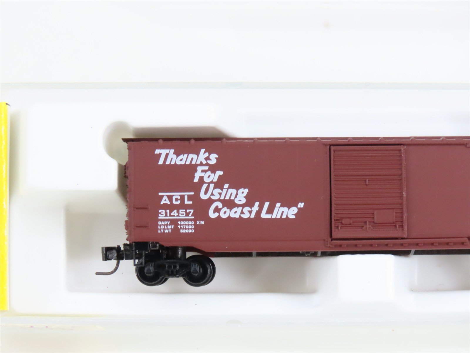 Z Scale Kadee Micro-Trains MTL 13511-2 ACL Atlantic Coast Line Box Car #31457