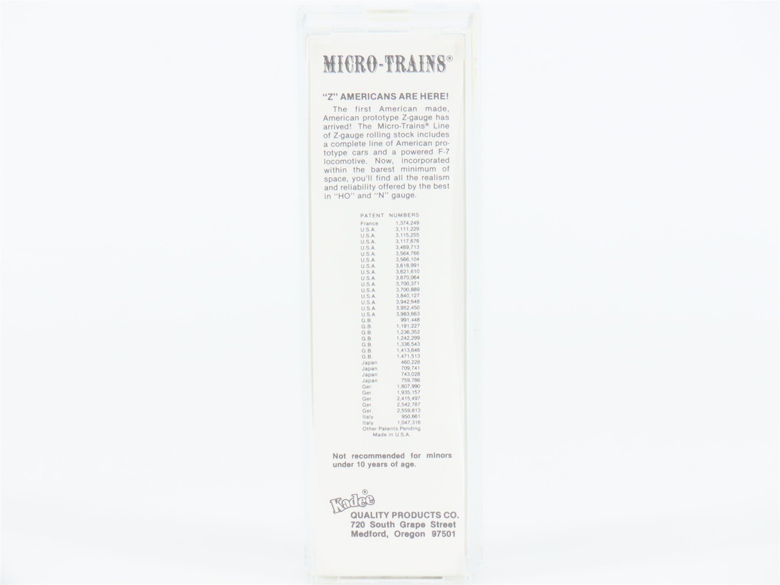 Z Scale Kadee Micro-Trains MTL 13511-2 ACL Atlantic Coast Line Box Car #31457