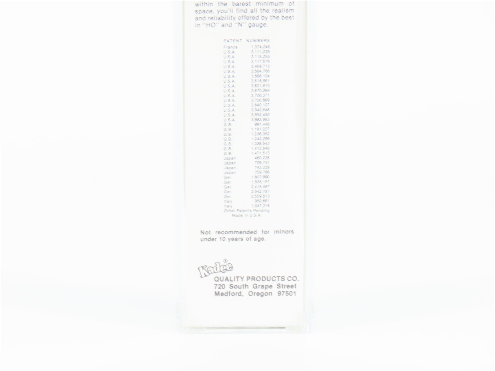 Z Scale Kadee Micro-Trains MTL 13511-2 ACL Atlantic Coast Line Box Car #31457