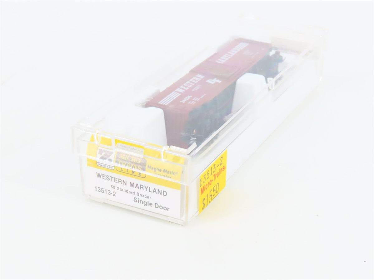Z Scale Micro-Trains MTL 13513-2 WM Western Maryland 50&#39; Box Car #34006