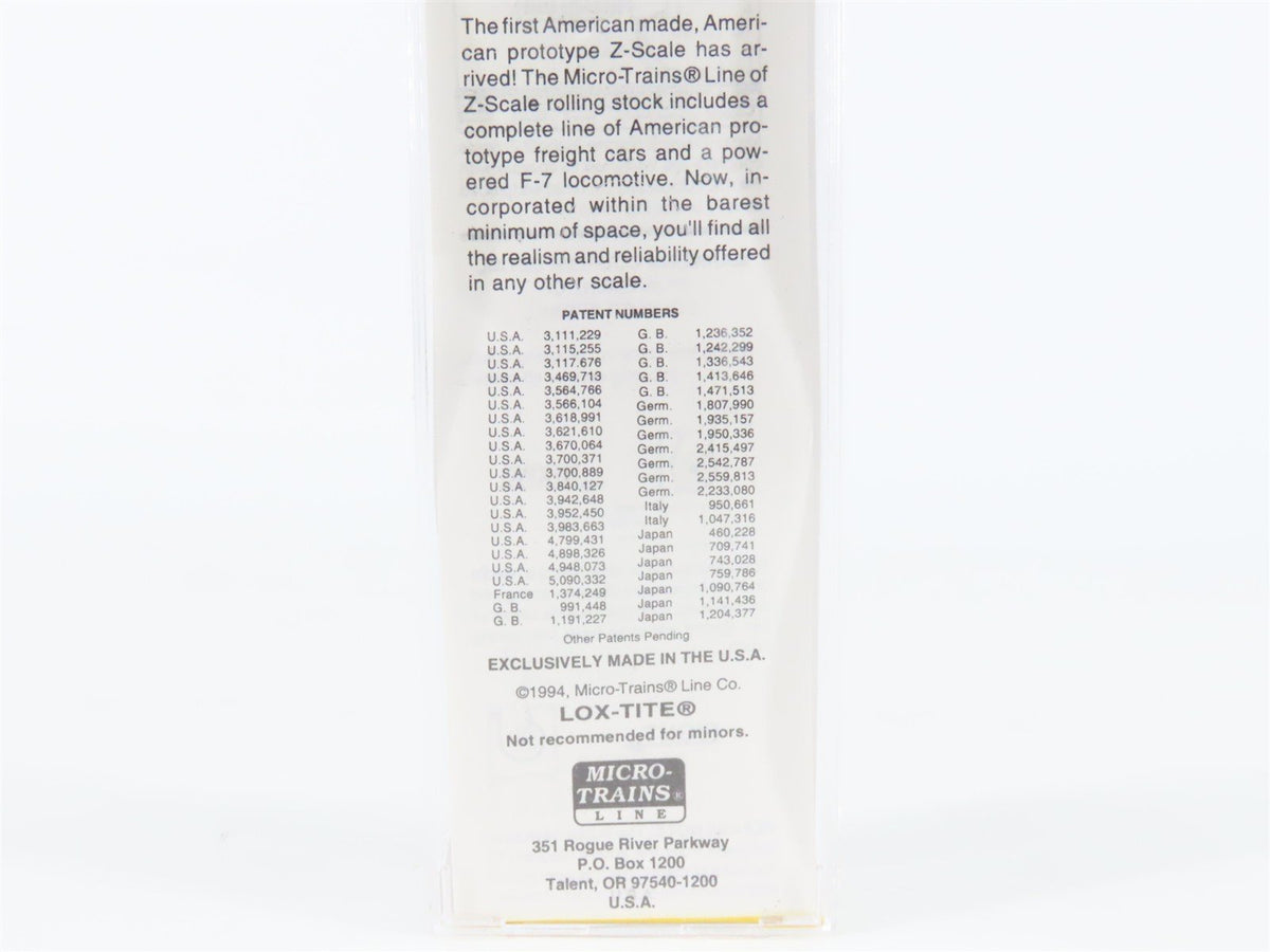 Z Scale Micro-Trains MTL 13514-2 SP Southern Pacific 50&#39; Box Car #652270