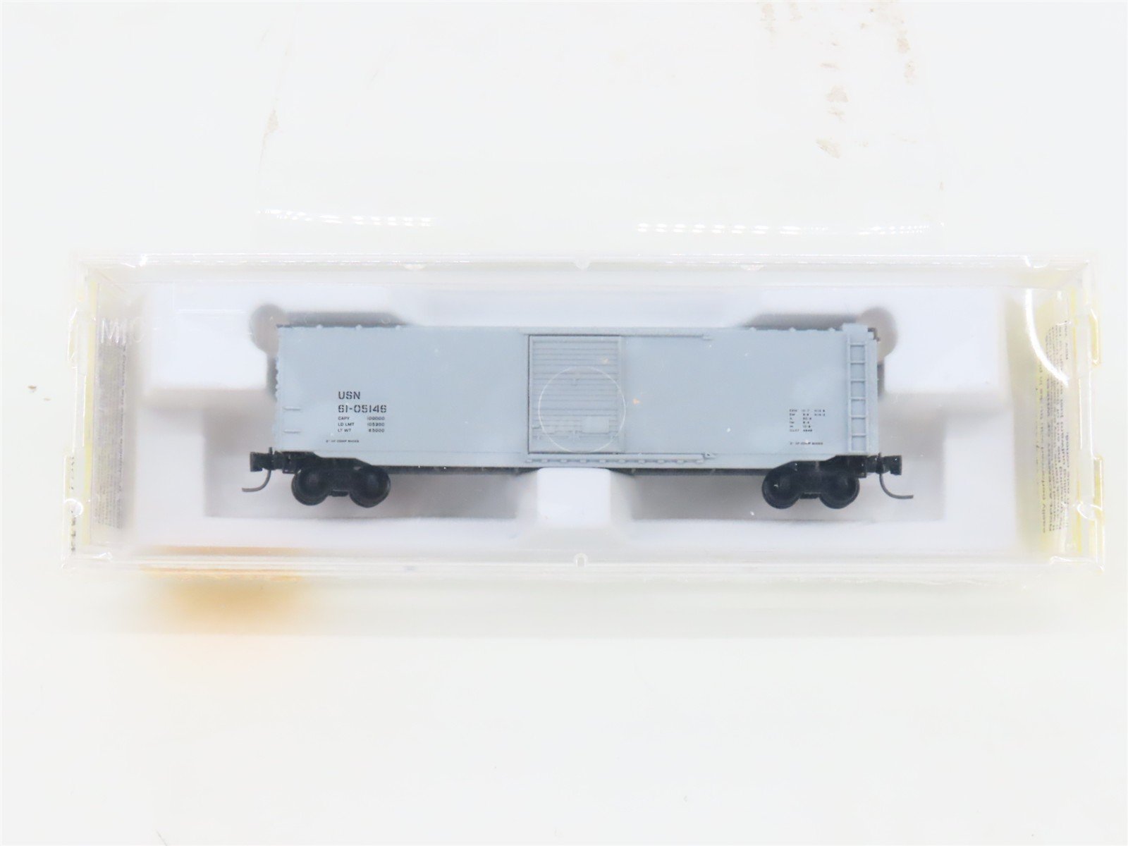 Z Scale Micro-Trains MTL 13515-2 USN United States Navy 50' Box Car #61-05146