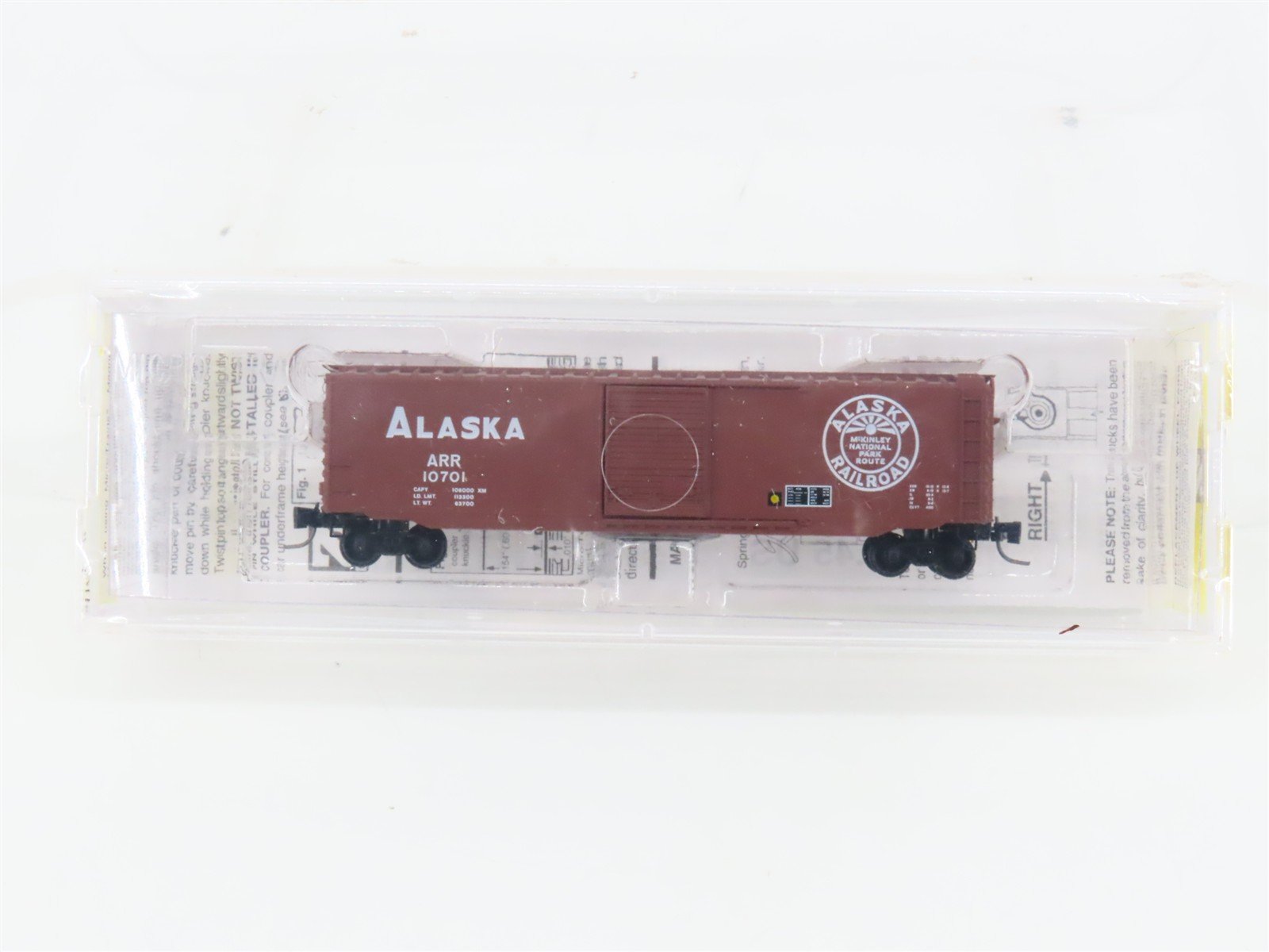 Z Micro-Trains MTL 50500200 ARR Alaska McKinley National Park 50' Box Car #10701
