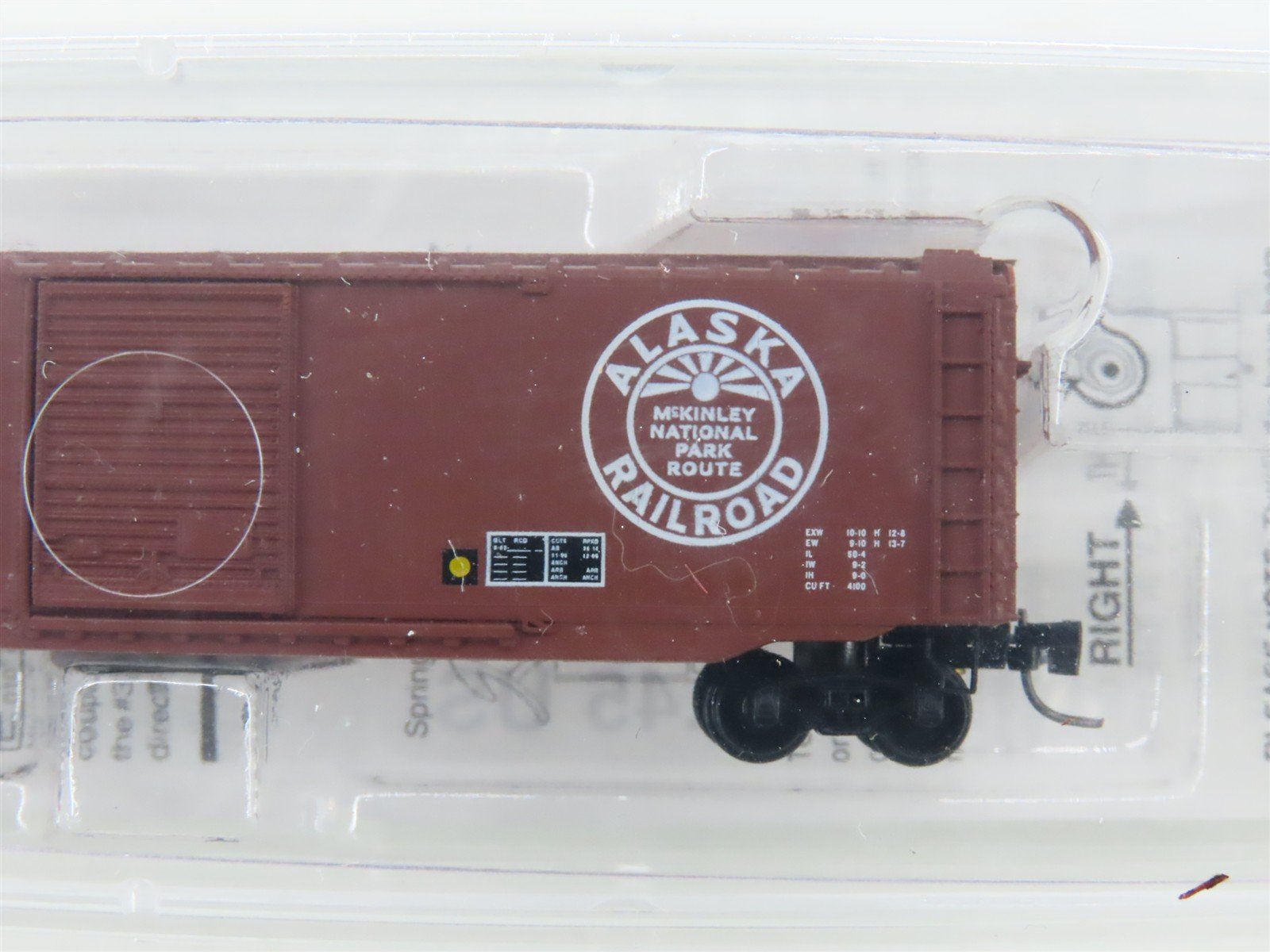 Z Micro-Trains MTL 50500200 ARR Alaska McKinley National Park 50' Box Car #10701