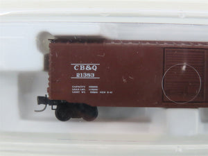 Z Scale Micro-Trains MTL 13519-2 CB&Q Way Of The Zephyrs 50' Boxcar 21383 SEALED