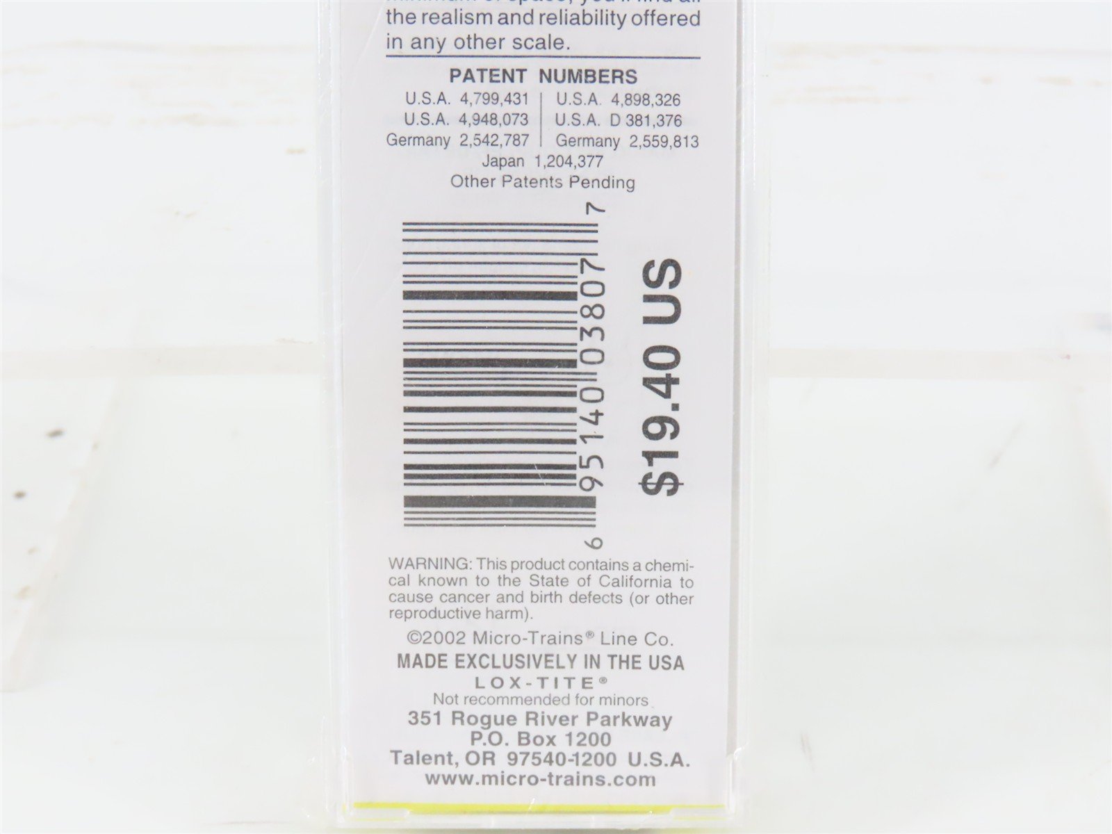 Z Scale Micro-Trains MTL 13517-2 BN Burlington Northern 50' Boxcar 246002 SEALED