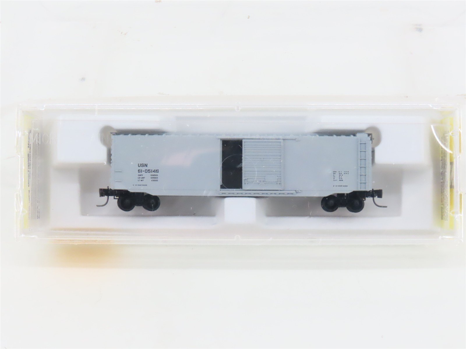 Z Scale Micro-Trains MTL 13515-2 USN United States Navy 50' Box Car #61-05146