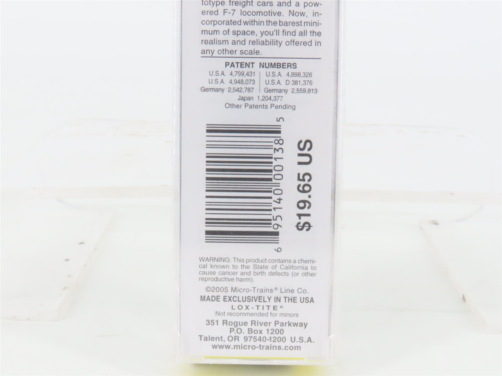 Z Scale Micro-Trains MTL 50500220 BM Boston & Maine 50' Box Car #77019 - SEALED