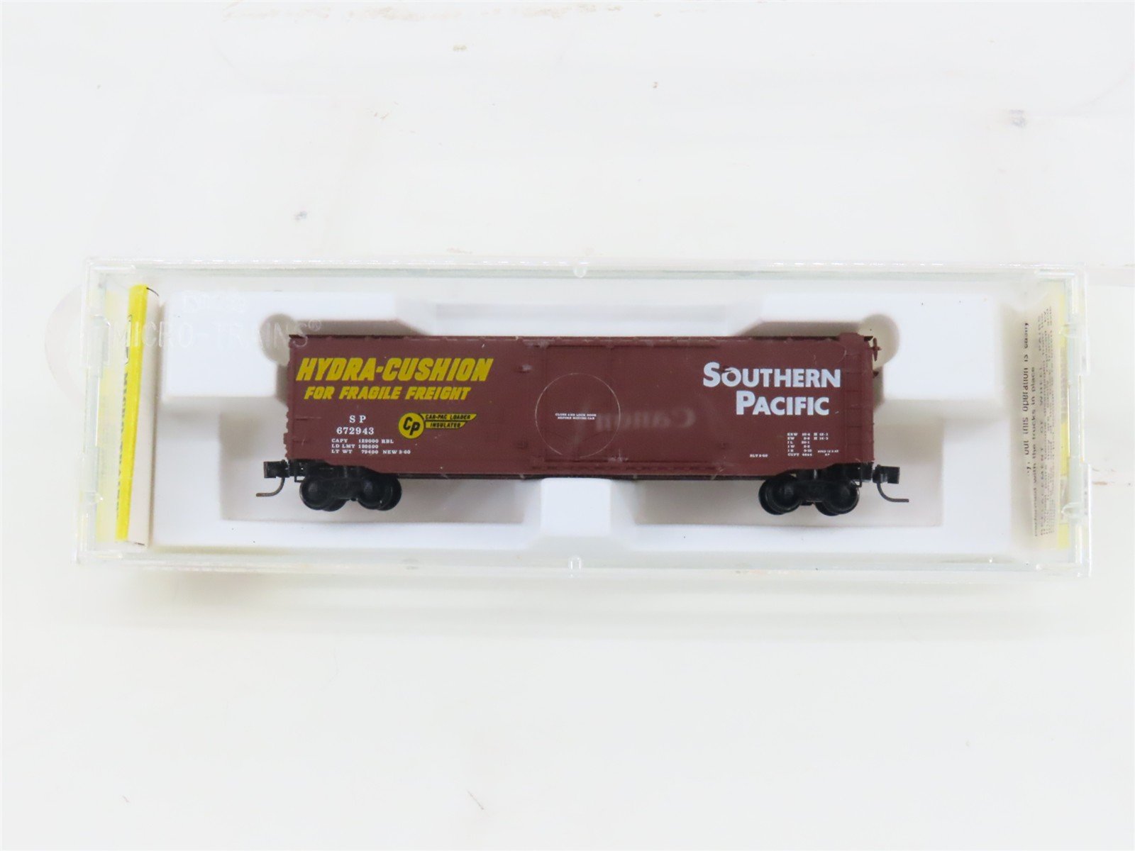 Z Scale Kadee Micro-Trains MTL 13601-2 SP Southern Pacific 50' Box Car #672943