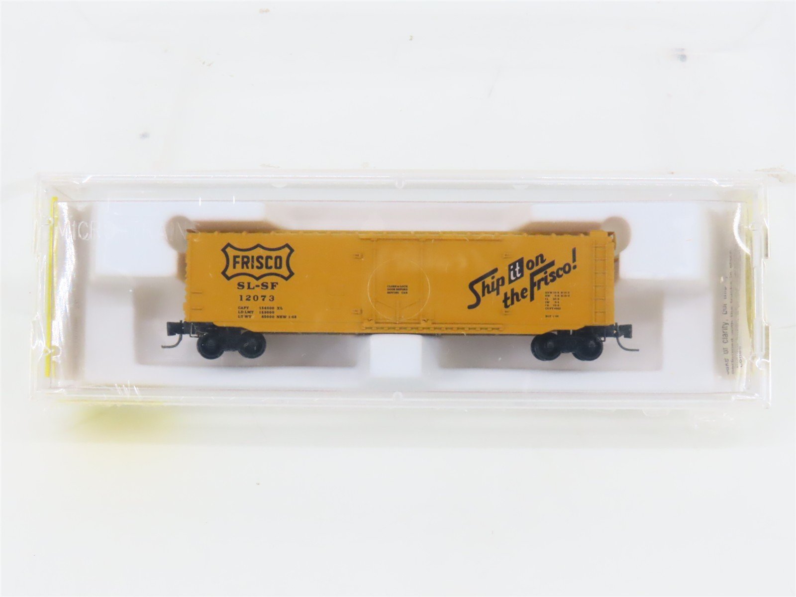 Z Scale Kadee Micro-Trains MTL 13602-2 SL-SF Frisco 50' Box Car #12073 SEALED