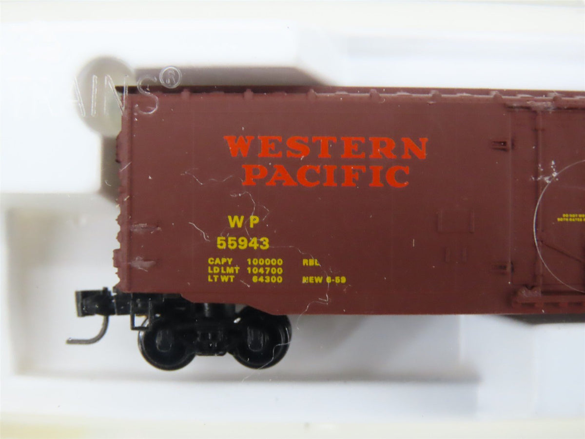 Z Scale Kadee Micro-Trains MTL 13603-2 WP &quot;Feather&quot; 50&#39; Box Car #55943