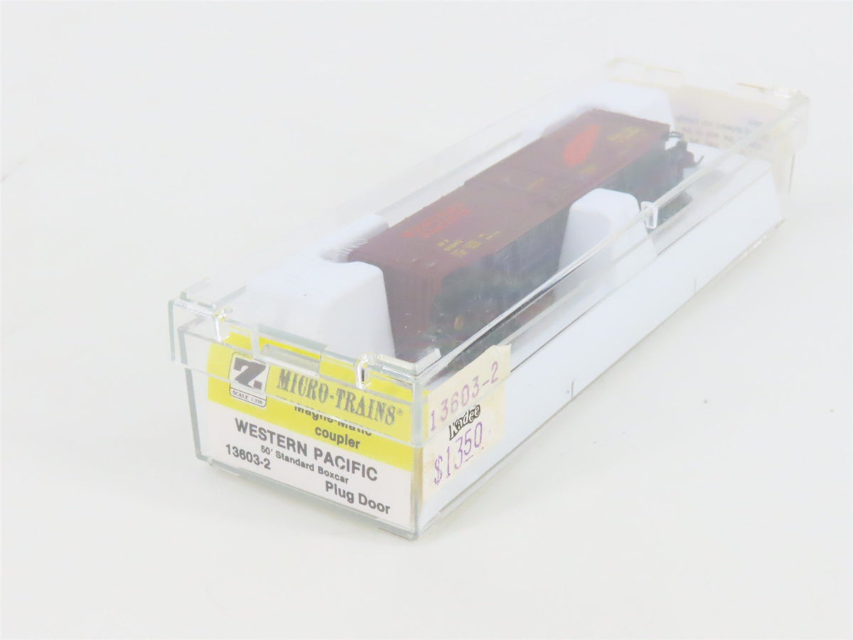 Z Scale Kadee Micro-Trains MTL 13603-2 WP &quot;Feather&quot; 50&#39; Box Car #55943