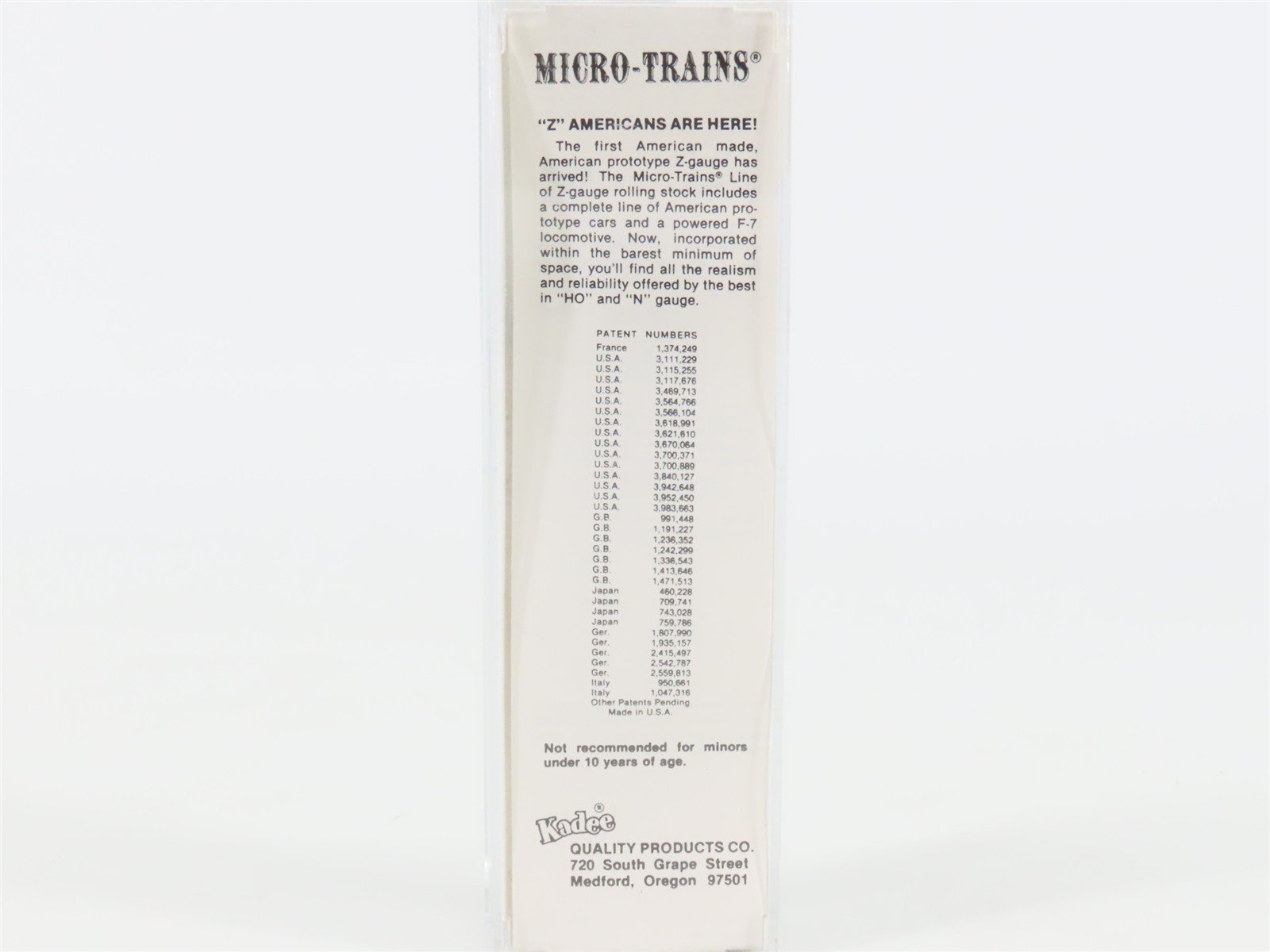 Z Scale Kadee Micro-Trains MTL 13605-2 GN Big Sky Blue 50' Box Car #36800