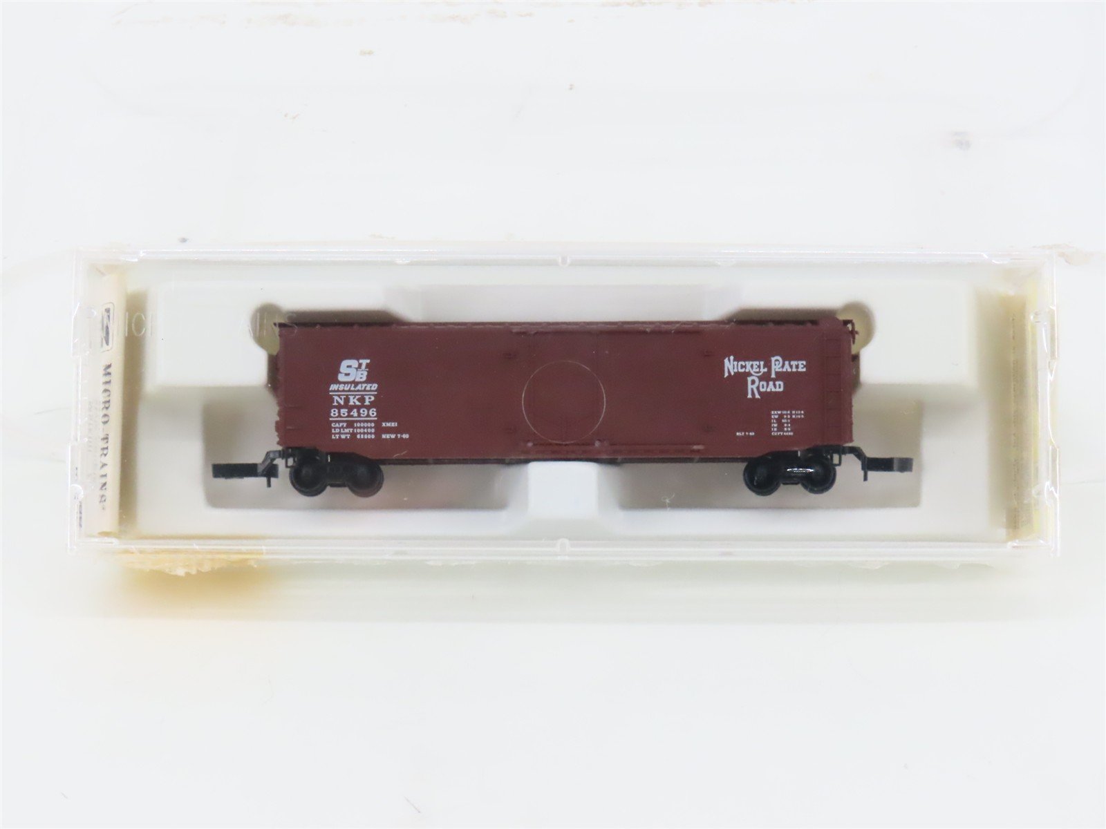Z Scale Kadee Micro-Trains MTL 13607 NKP Nickel Plate Road 50' Box Car #85496