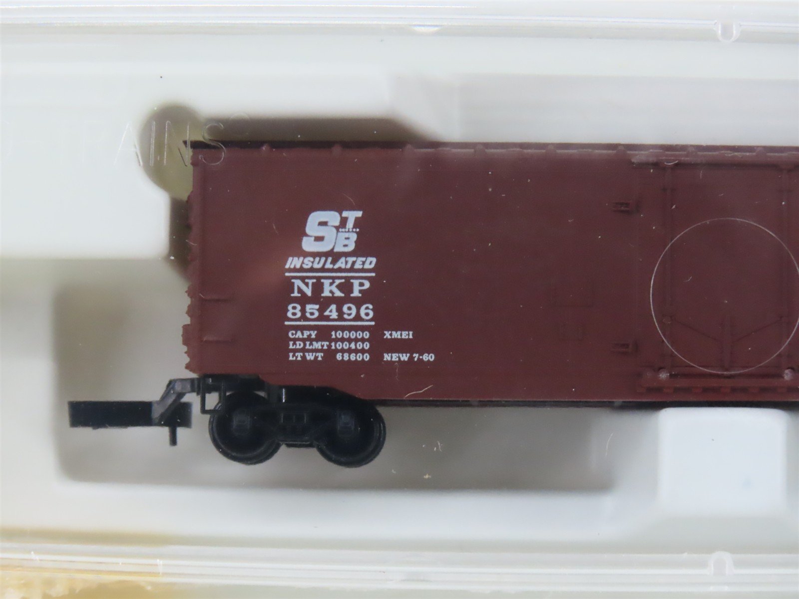 Z Scale Kadee Micro-Trains MTL 13607 NKP Nickel Plate Road 50' Box Car #85496