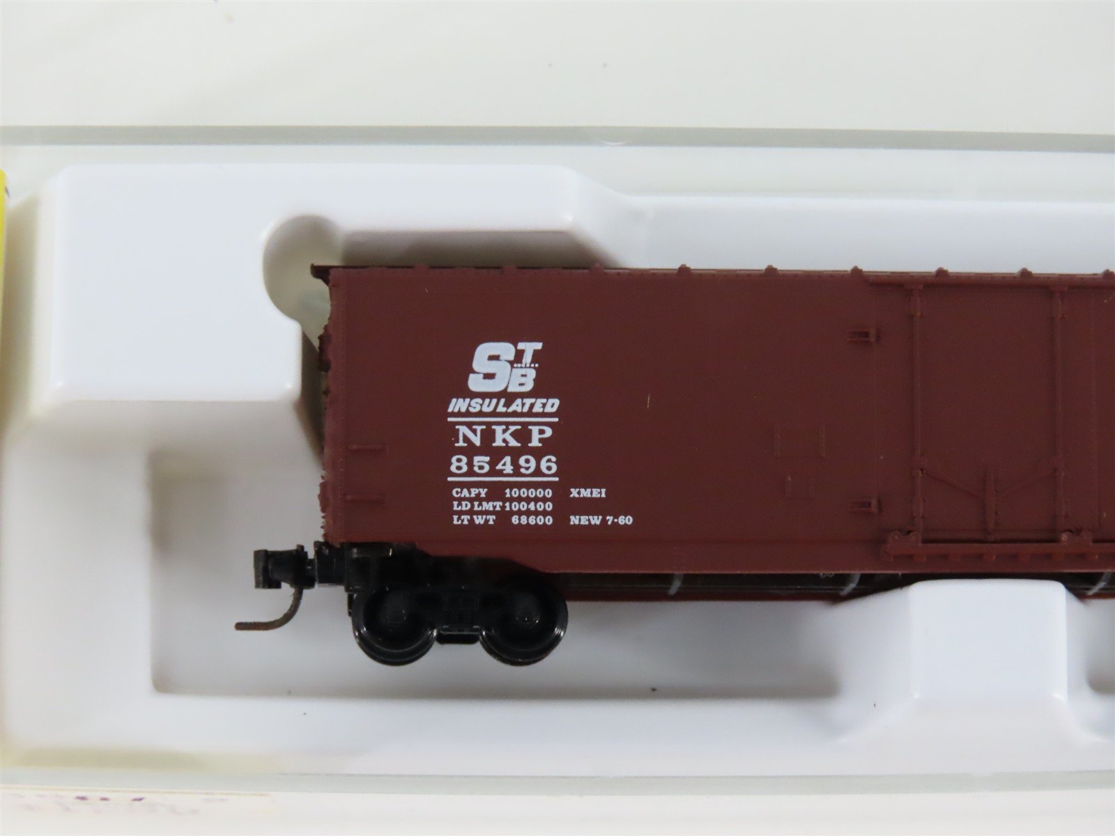 Z Scale Kadee Micro-Trains MTL 13607-2 NKP Nickel Plate Road 50' Box Car #85496
