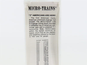 Z Scale Kadee Micro-Trains MTL 13607-2 NKP Nickel Plate Road 50' Box Car #85496