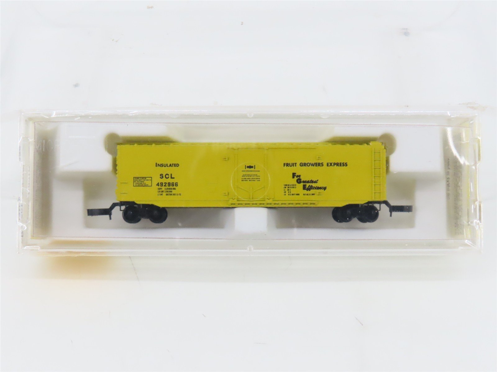 Z Scale Kadee Micro-Trains MTL 13608 SCL Fruit Growers Express 50' Boxcar 492966