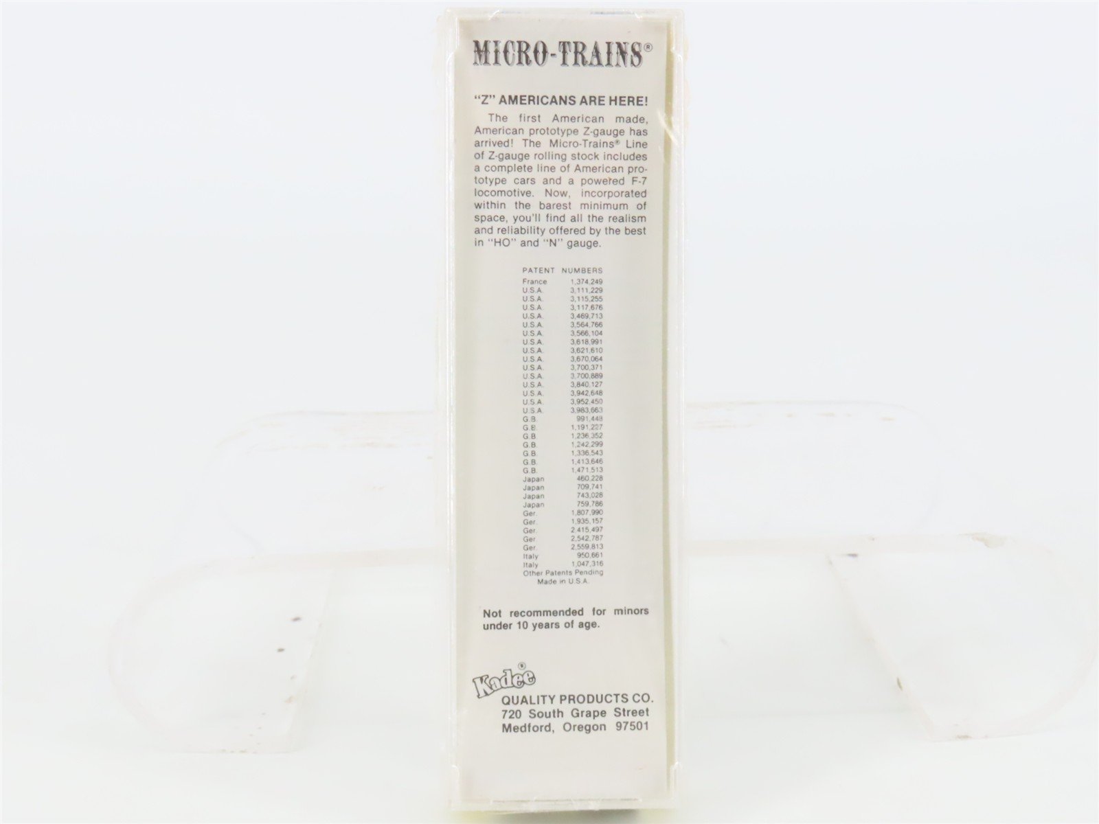 Z Scale Kadee Micro-Trains MTL 13608 SCL Fruit Growers Express 50' Boxcar 492966