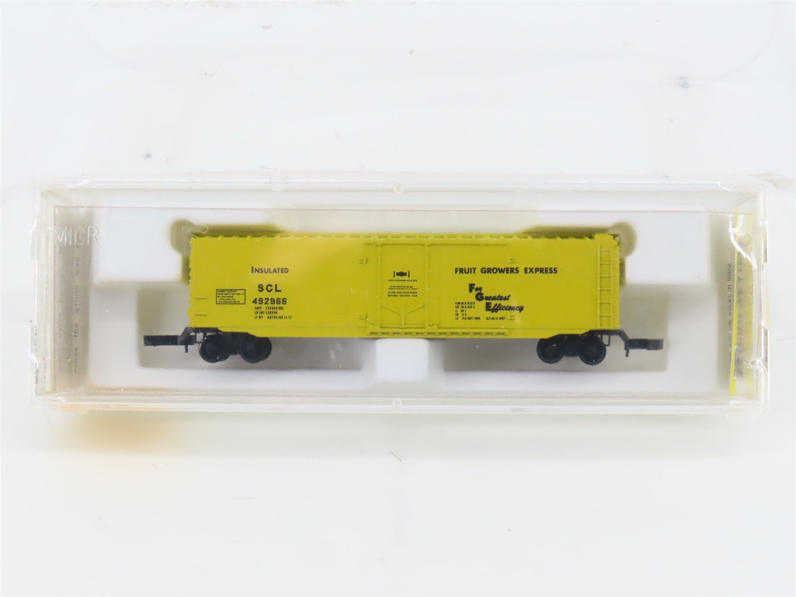 Z Scale Kadee Micro-Trains MTL 13608 SCL Fruit Growers Express 50' Boxcar 492966