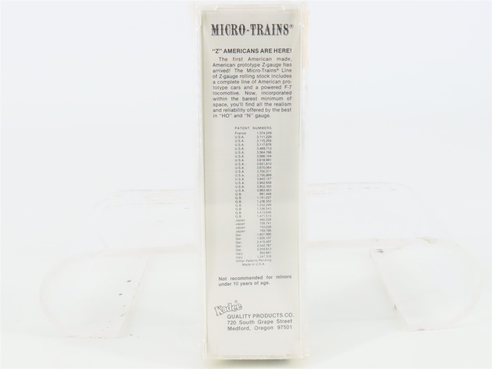 Z Scale Kadee Micro-Trains MTL 13608 SCL Fruit Growers Express 50' Boxcar 492966