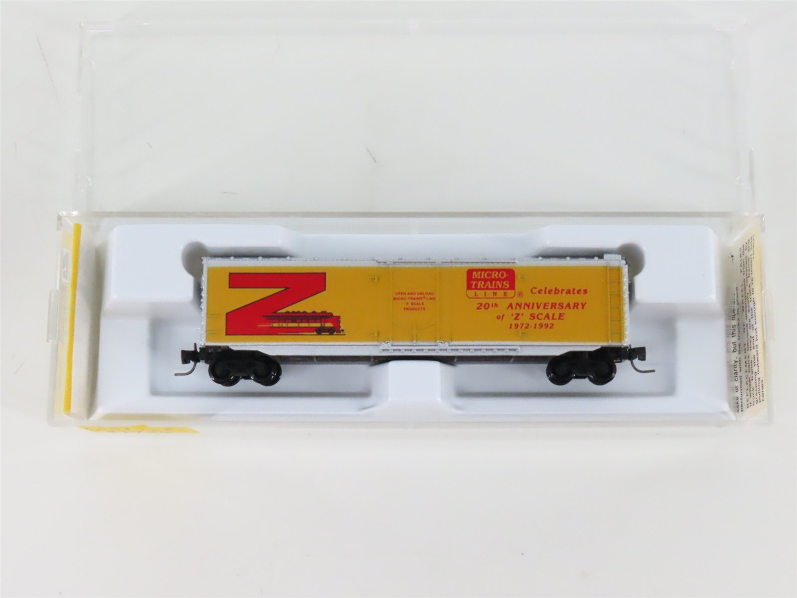 Z Scale Micro-Trains MTL 13615-2 20th Anniversary Z Scale 50' Box Car 1972-1992