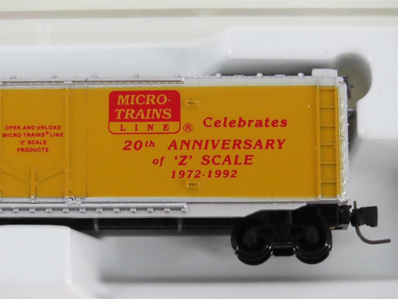 Z Scale Micro-Trains MTL 13615-2 20th Anniversary Z Scale 50' Box Car 1972-1992