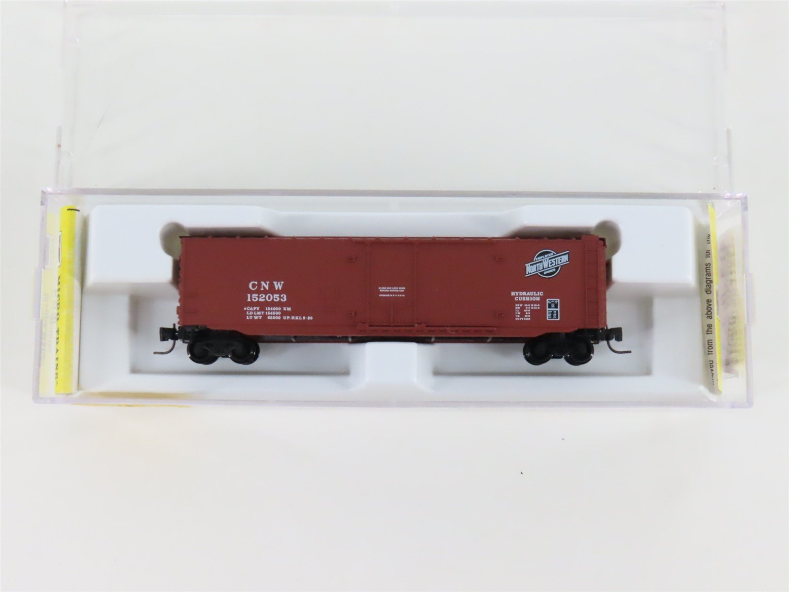 Z Scale Micro-Trains MTL 13613-2 CNW Chicago North Western 50' Box Car #152053