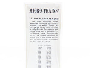 Z Scale Micro-Trains MTL 13613-2 CNW Chicago North Western 50' Box Car #152053