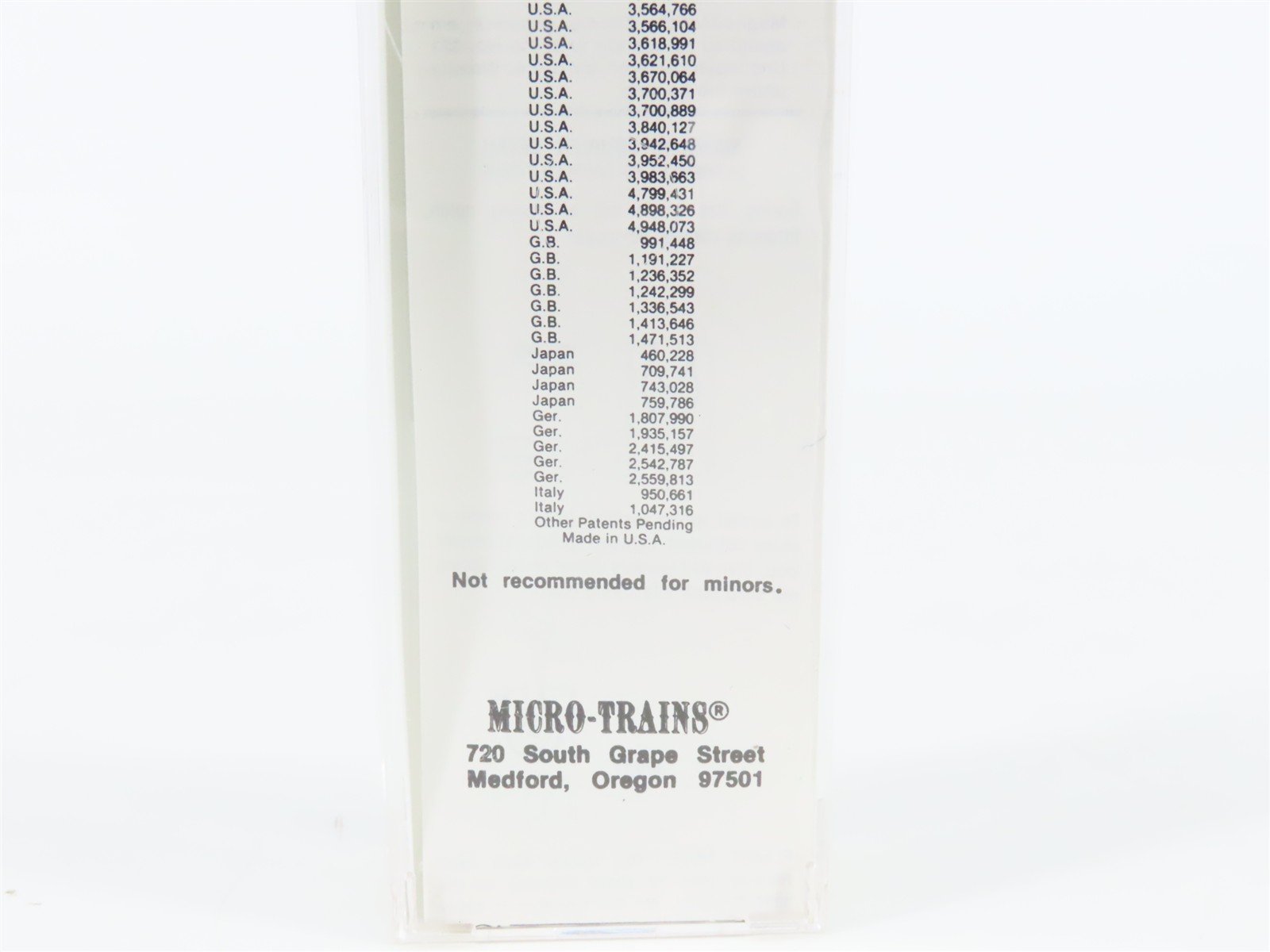 Z Scale Micro-Trains MTL 13612-2 CG Central of Georgia 50' Box Car #3545