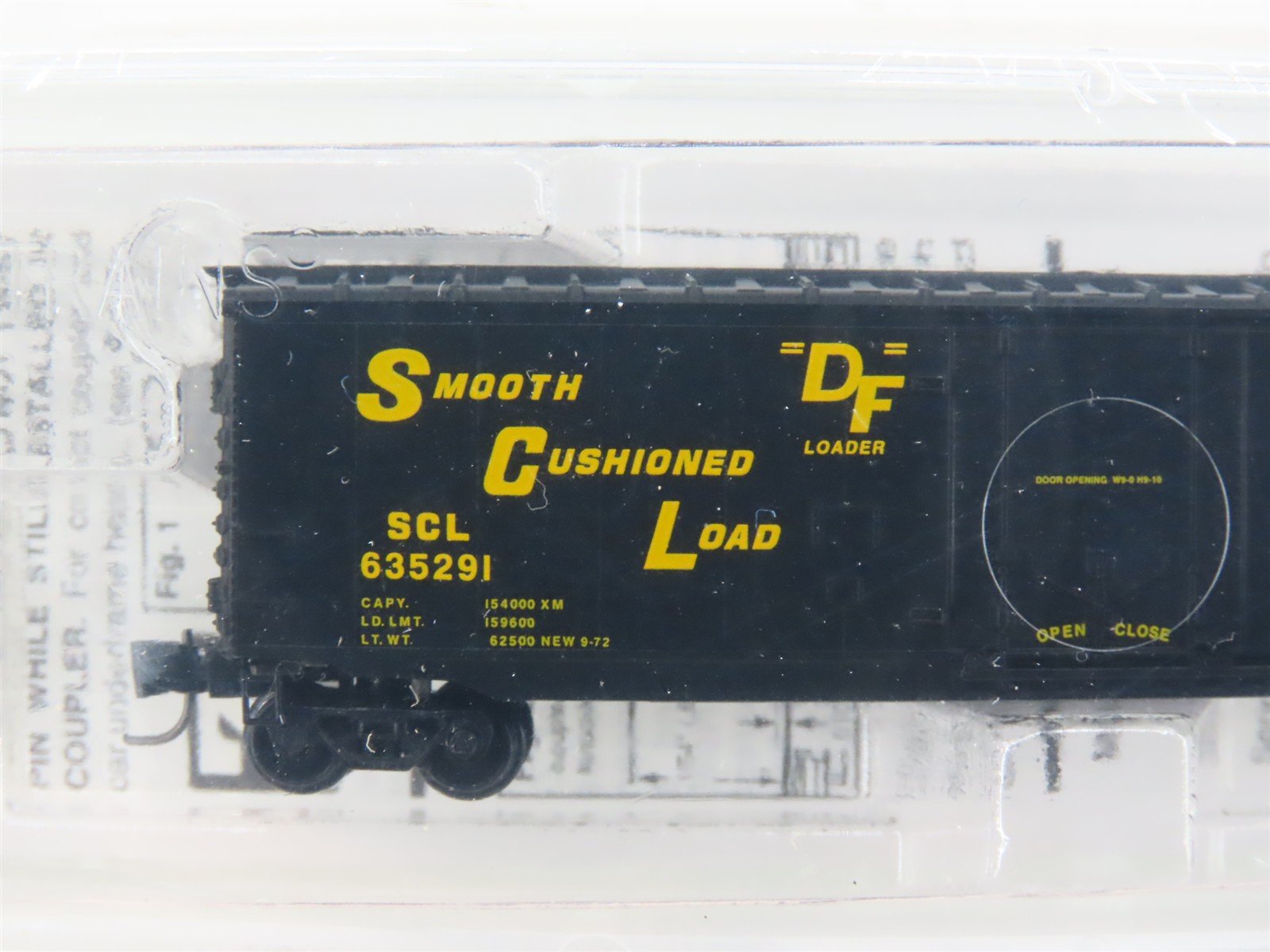 Z Scale Micro-Trains MTL 13611-2 SCL Seaboard Coast Line 50' Box Car #635291