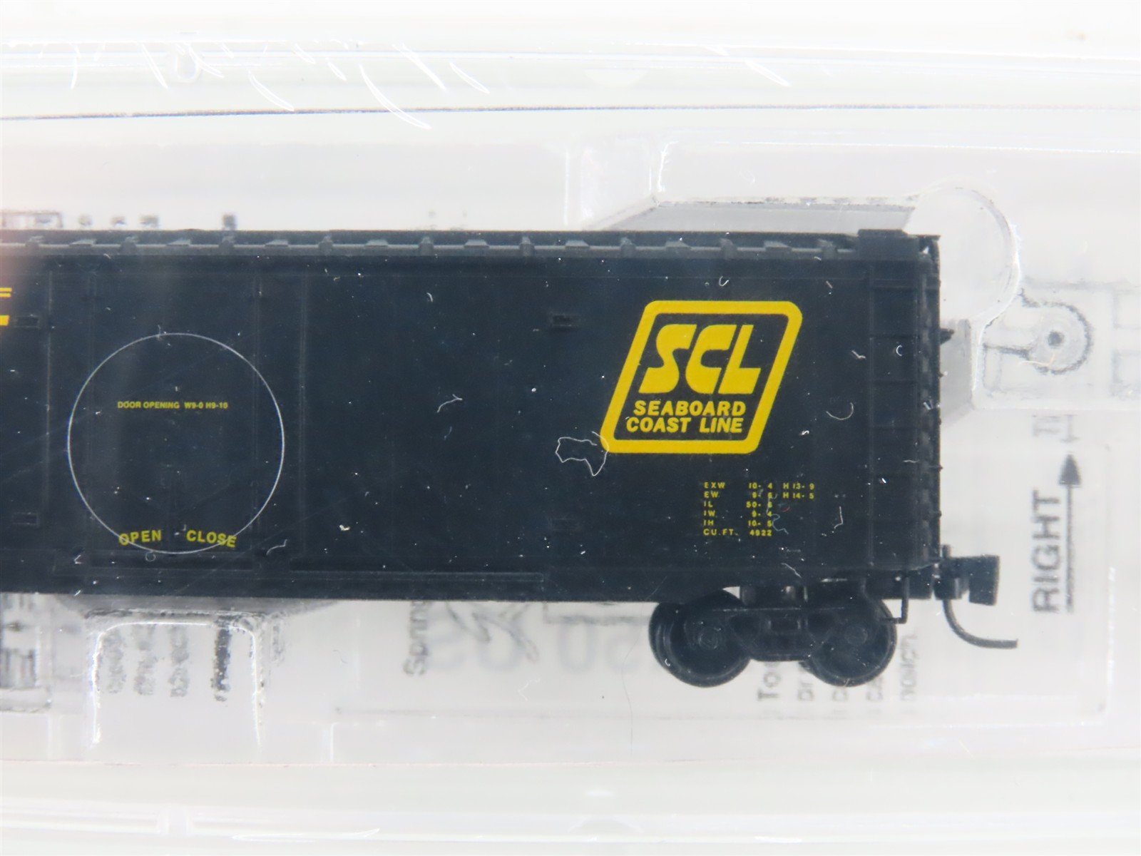 Z Scale Micro-Trains MTL 13611-2 SCL Seaboard Coast Line 50' Box Car #635291