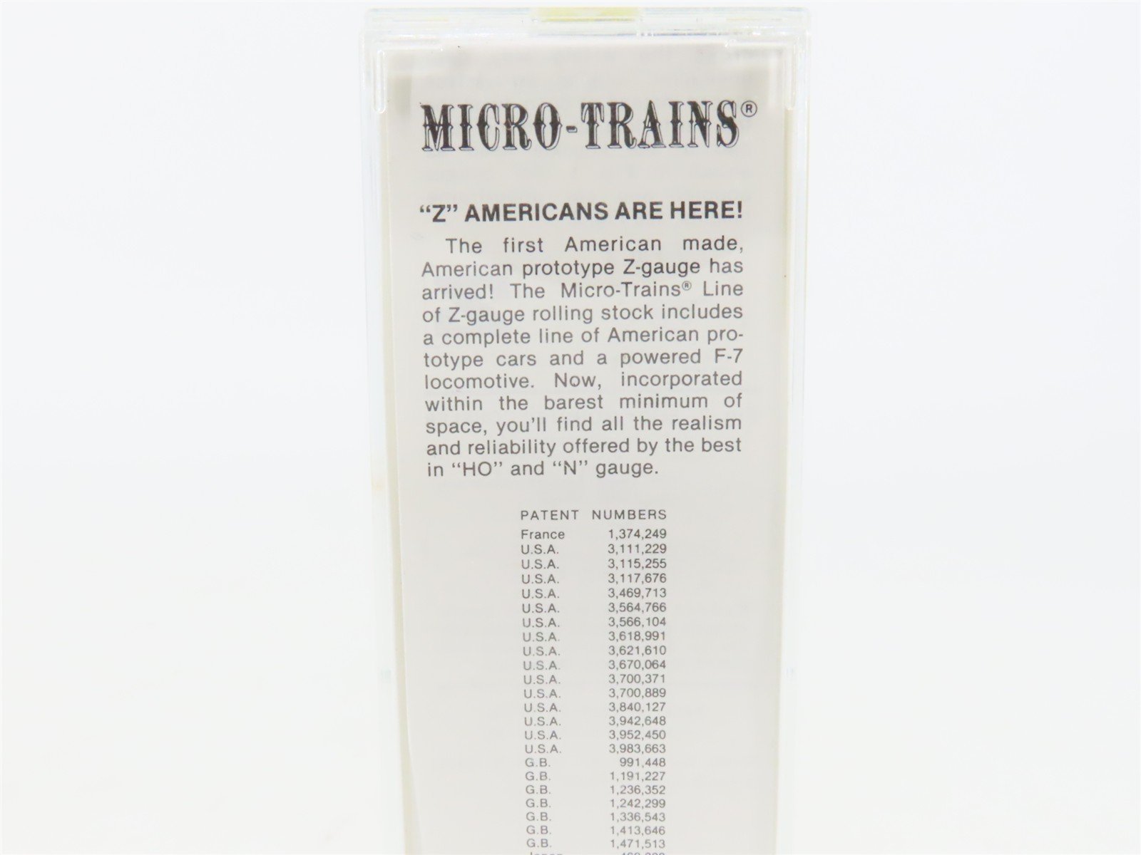 Z Kadee Micro-Trains MTL 13609-2 ARR Alaska McKinley National Park Boxcar #11734