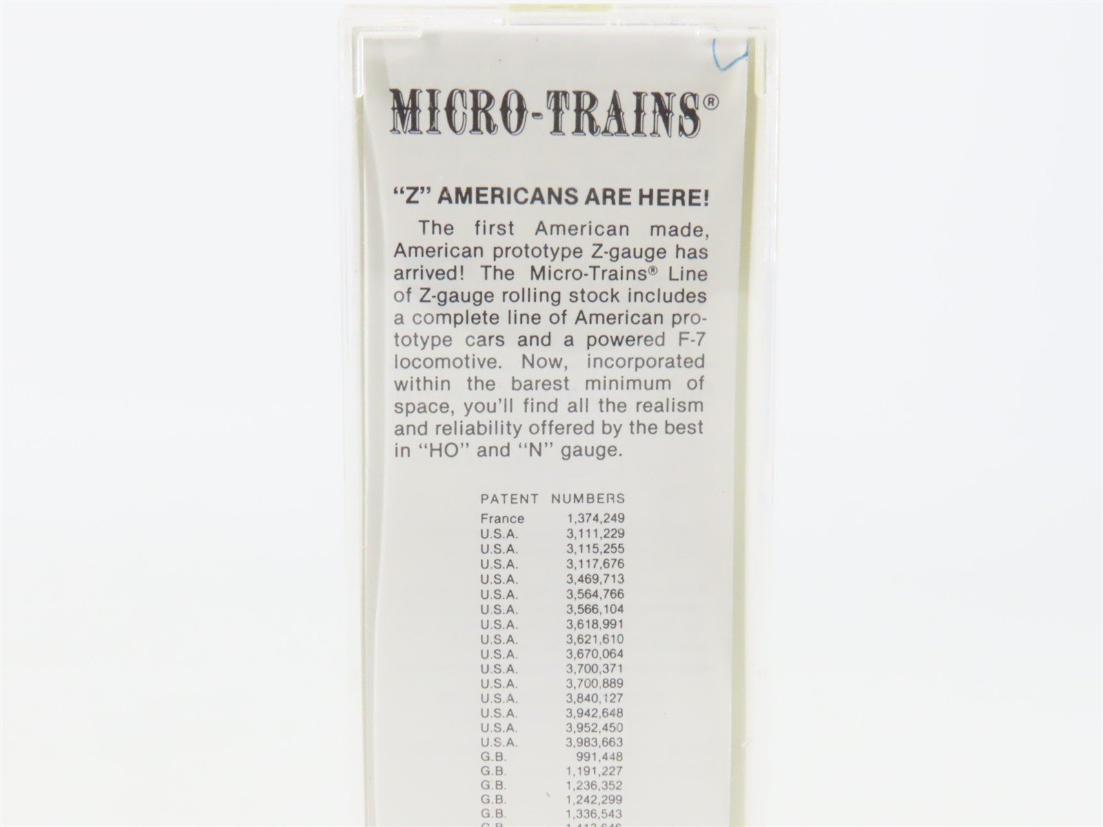 Z Kadee Micro-Trains MTL 13608-2 SCL Fruit Growers Express 50' Box Car #492966