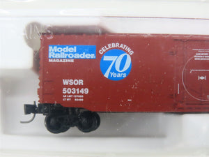 Z Micro-Trains MTL 13626-2 WSOR Model Railroader 70 Years 50' Box Car #503149