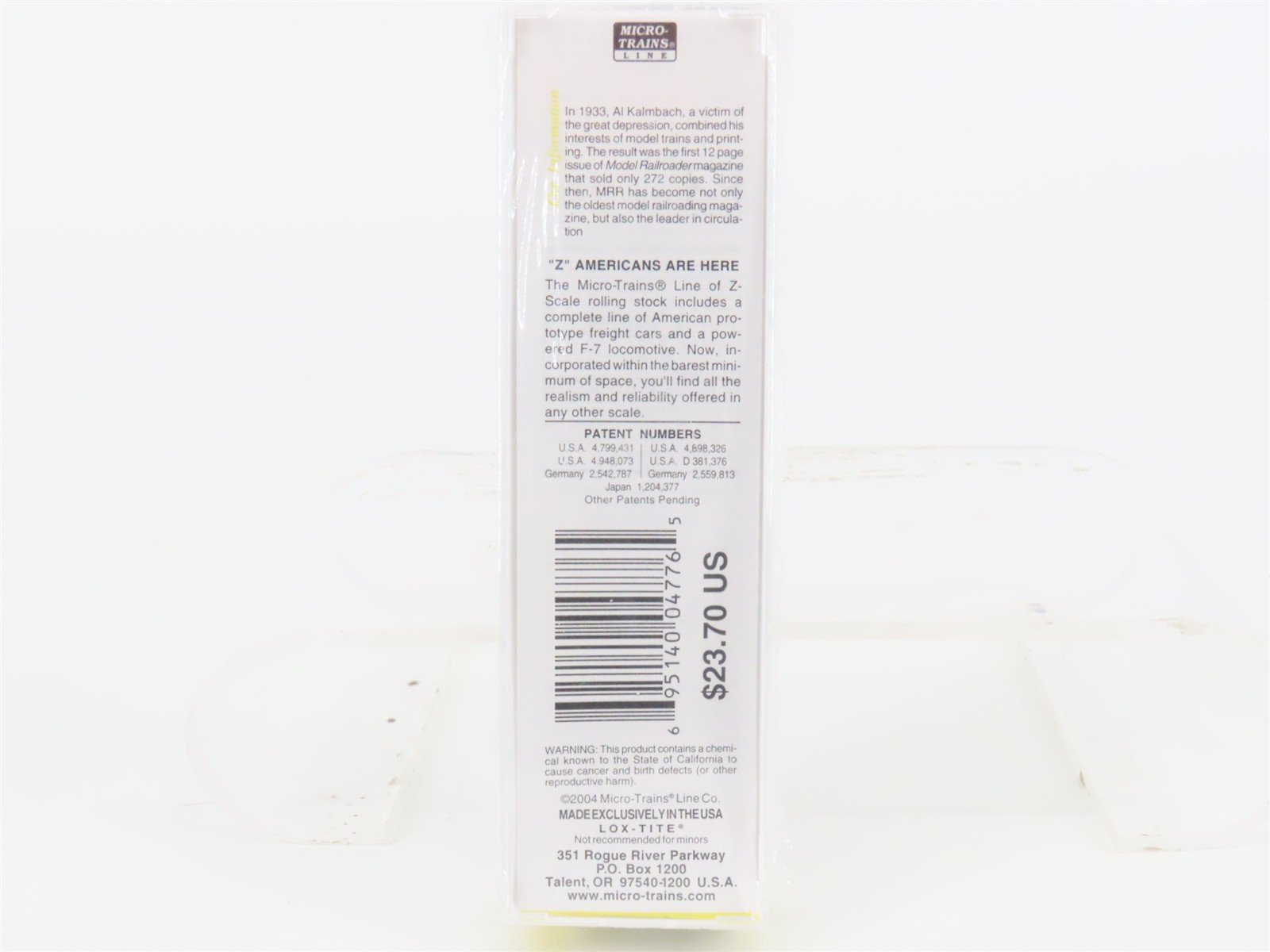 Z Micro-Trains MTL 13626-2 WSOR Model Railroader 70 Years 50' Box Car #503149